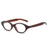 Gafas Coreanas Gm Oval Ojo de Gato Marco Negro Maquillaje Sencillo Artefacto Se Pueden Equipar con Miopía con Receta Marco de Espejo Plano Chica Nerd
