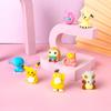 Baokemeng Bikachu pokemon Saquinho Surpresa Caixa Surpresa 3D Tridimensional Removível Montável Desenho Animado Borracha