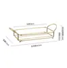 Estilo Nórdico Criativo Base Decorativa de Ferro para Mesa Suporte Artesanato de Metal Suporte de Arame de Ferro Suporte para Potes de Temperos de Cozinha
