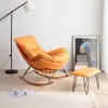 Cadeira de Balanço para Varanda, Uso Doméstico, Poltrona Reclinável Preguiçosa, Cadeira de Lazer, Cadeira de Salão, Cadeira Lagosta, Cadeira de Balanço Nórdica, Design Silencioso Personalizado