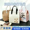 Bolsa Térmica Descartável Espessa para Levar para Entrega de Comida, Bolsa Térmica Portátil de Folha de Alumínio para Embalagem, Impressão Personalizada em Cor para Pequenas Quantidades