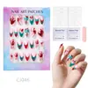 24 Peças de Unhas Postiças Usáveis para Adultos Produtos Acabados Transfronteiriços Patches de Manicure de Alta Qualidade Manicure Amêndoa Removível Atacado