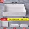 Bandeja Rectangular de Melamina para Restaurante Comercial, Buffet, Barbacoa, Bandeja para Pato, Plato para Exhibir Comida Cocinada, Plato para Platos Fríos