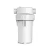 Botella de filtro grande de 10 pulgadas para prefiltrado de toda la casa, barril de filtro para purificador de agua central, botella blanca grande de 1 pulgada con rosca de cobre