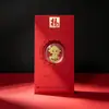 Año Nuevo del Cordero Pegatina Dorada para Teléfono Sobre Rojo Oro Puro 999 Regalo Compañero de Alta Gama Regalo de Reunión Anual de la Empresa Venta al por Mayor
