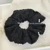 Estilo Coreano Tejido Hueco Perla Anillo para el Cabello Intestino Grueso Gama Alta Suave Temperamento Perezoso Flor para el Cabello Cuerda para Cola de Caballo Accesorios para el Cabello