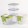 Caja de plástico para conservar la frescura, apta para microondas, lonchera, caja para almacenamiento de verduras y frutas, lonchera para llevar, juego de cajas de plástico al por mayor
