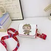 Monedero pequeño Labubu para niños, bandolera, diseño de dibujos animados, 2025