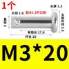 Pino de Aço Inoxidável 304/Pino Cilíndrico/Pino de Cabeça Plana com Furo M3M4M5M6M8M10M20Gb882