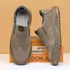 Sapatos de Proteção do Trabalho Sapatos Masculinos 2024 Verão Popular Cano Baixo Impermeáveis Botas de Couro Sapatos de Trabalho Casuais Masculinos para Exterior Antiderrapantes Resistentes ao Desgaste