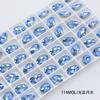 Broca para uñas Dongzhou punta de corte ovalada fuegos artificiales accesorios de broca inferior taladro de vidrio recubierto ultra-flash broca pegajosa para uñas nueva