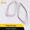 Adequado para 15 Loulan frente pequena caixa de áudio moldura decorativa Loulan controle central galvanoplastia chifre tampa lantejoulas auto peças