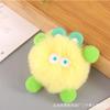 Popular Lindo Colgante Pequeño de Briqueta Hecho a Mano Colorido Dibujo Animado Conejo Rex Peluche Llavero para Coche Accesorios para Bolsos Venta al por Mayor