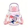 Termo Judy de Zootopia Acero Inoxidable Taza Elegante de Aspecto Premium para Estudiantes Mujeres y Niños Portátil Taza de Nick Barriga Grande