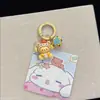 Chaveiro de Desenho Animado Fofo Sanrio Pingente de Resina Feminino Contas Kawaii Acessório de Mochila Presente para Melhor Amiga