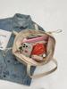 Bolso tote ligero de gran capacidad de tela de nailon impermeable, bolso para ir al trabajo, bolso de mano, bolso sencillo para estudiante universitaria, para clase, para computadora
