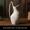 Vaso de Cerâmica Estilo Wabi-Sabi Retrô para Entrada de Casa, Gabinete de TV, Pote Manchado de Grés Antigo, Decoração para Arranjo de Flores de Pousada, Enfeites