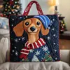 2026 Nova Série de Filhotes Transfronteiriça Estampa Digital Bolsa Tote Acolchoada de Ombro Fashion