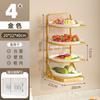Estante plegable para verduras, para cocina, de pared, multicapa, multifuncional, para encimera