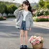 Ropa de Protección Solar para Niñas, Chaqueta Ligera de Verano con Capucha, Ropa de Protección UV para Niños Tallas Mediana y Grande, Ropa de Protección Solar para Exteriores