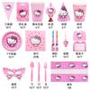 Nuevo Banner de Decoración para Fiesta de Cumpleaños Infantil Rosa Temática de Kt Cat en Forma de Corazón, Bolsa de Regalo, Vasos y Servilletas de Papel Desechables