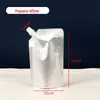 Sacos Descartáveis Espessos de Grau Alimentício com Bico de Sucção para Grãos, Sacos de Embalagem para Arroz, Sacos Transparentes Auto-Sustentáveis com Bico de Sucção para Líquidos de Café, Personalizáveis