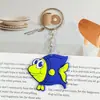 Llavero de goma suave de PVC de la serie vida marina de dibujos animados, colgante para bolso, colgante decorativo, llavero, diseño personalizado creativo