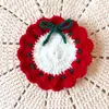 Posavasos de ramo de rosas terminadas transfronterizo Lana Tejido a mano Crochet DIY Tulipán tejido Gancho Flor Gama alta
