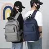 Mochila de Viaje Casual de Negocios de Color Puro para Hombres y Mujeres 2023 Nueva, Mochila Simple de Moda para Estudiantes Universitarios