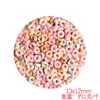Yqt Mini Rosca Artificial Comida em Miniatura Brinquedo Material Artesanal DIY Cola de Creme Resina Mini Acessórios