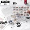 Organizador de Aretes Portátil con Compartimentos, Tapa y Cierre, Joyero de Gran Capacidad para Pulseras, Collares y Aretes