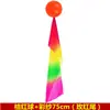 Pelota Blanda de Tai Chi con Anillo, Pelota Inflable de Silicona, Pelota de Cinta Corta de Seda para Rendimiento, Pelota Blanda de Cinta Larga de Seda