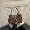 Bolso Nuevo de Gamuza con Estampado de Leopardo Otoño e Invierno 2025, Bolso de Hombro Sencillo con Estilo para el Trabajo, Bolso Cruzado Retro de Moda, Versátil