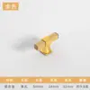 Manija de aleación de aluminio ligera a juego con el color, manija de puerta de viento simple de alta gama, tubo cuadrado, manija de puerta pequeña mini, manija de cajón de gabinete