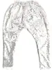 Traje de Rendimiento Traje de Escenario Pantalones Harem Elásticos con Lentejuelas Pantalones Lentejuelas Holgados Mismo Estilo para Niños y Niñas Pantalones de Rendimiento