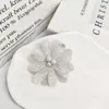 5,5cm Renda de Malha Dupla Camada Composto Flor de Florzinhas Bordada Flor para Sapato Infantil Chapéu Roupas Acessórios Renda para Acabamento DIY