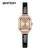 Sanda Novo Relógio de Pulso Feminino de Quartzo Moda Simples Romano Feminino Pulseira de Aço Relógio de Quartzo à Prova d'Água para Exterior