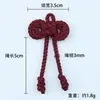 Colgante de lazo de cinta tejido a mano de tres capas, accesorio para cheongsam y ropa de estilo chino nuevo, decoración DIY para caja de regalo