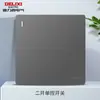 Panel de enchufe e interruptor Delixi placa grande cinco orificios pared aire acondicionado con lámpara tipo 86 16 A instalación empotrada 501 blanco