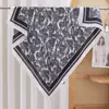 90 Pañuelos Cuadrados Grandes, Brocado de Nube de Seda Artificial, Estilo Primavera y Verano, Versátiles y de Moda, Pañuelos de Seda de Alta Gama para Mujer, Pañuelos Decorativos Profesionales para el Cuello
