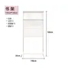 Estantería de Panel Perforado Ensamblaje Sin Taladro Herrajes Combinación de Estante de Escritorio Estantería Metálica de Piso Simple para el Hogar