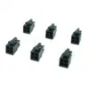 MX4.2 serie 5557-04R enchufable 2 * 2 pines cuadrado 4p carcasa de goma negra en lugar de conector 39012040