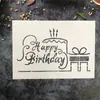 Template de Pintura Spray Caractere Fu Feliz Aniversário Banquete de Hotel Atacado Molde Tema Pronto Fu Lu Shou Publicidade de Parede Externa