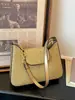 Yuezi 2026 Bolso de Hombro de Nuevo Estilo para Verano Gran Capacidad Retro Casual Color Sólido Moda Bolso de Axila para Mujer