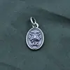 Plata S925 Accesorios DIY Zodiaco del Dragón Colgante Boca de Dragón Hebu Colgante de Dragón Paz Alegría Accesorios para Pulsera Collar