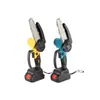 Motosierra Eléctrica Multifuncional Transfronteriza de 6 pulgadas Sierra Mini de Podar para Jardín Alta Potencia Sin Escobillas Sierra para Tala de 8 pulgadas Sierra Eléctrica de Litio