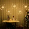 Luzes de Fogos de Artifício LED Luzes de Corda à Prova d'Água para Exterior Festival da Primavera Luzes Penduradas em Árvores de Rua Luzes de Paisagem Luzes Decorativas Luzes de Atmosfera