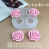 Molde de Silicone Fondant Rosa DIY Chocolate Sabonete Artesanal Silicone Vela Vela de Aromaterapia