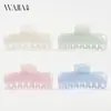 Wjia Nuevo Clip de Tiburón de Color Sólido Estilo Simple y Suave Dulce Versátil para Volumen de Cabello Alto Clip para Recogido Accesorios para el Cabello Clip para el Cabello