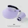 Sombrero de Sol de Verano para Mujer Estilo Coreano con Cubre Rostro, Ala Ancha, Parte Superior Abierta, Sombrero de Sol Versátil y de Moda para Exteriores, Plegable